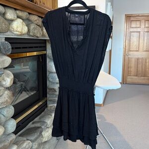 Rails Angelina Black Lace Detail Dress